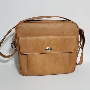 Vintage Samsonite Brown Overnight Bag with Strap